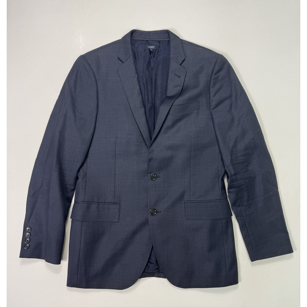 J Crew Ludlow Blazer Mens 38R Grey Tollegno 1900 Italian Wool Sport Coat J3272